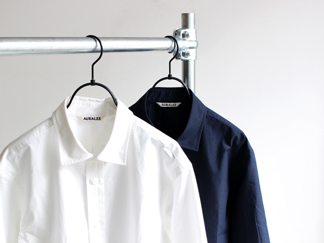 AURALEE SELVEDGE WEATHER CLOTH SHIRTS | STRATO BLOG