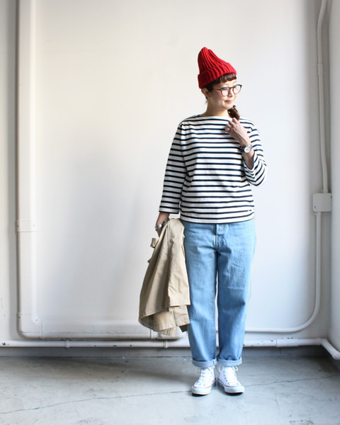 HATSKI（ハツキ） Loose Tapered Denim -Ice Blue | STRATO BLOG