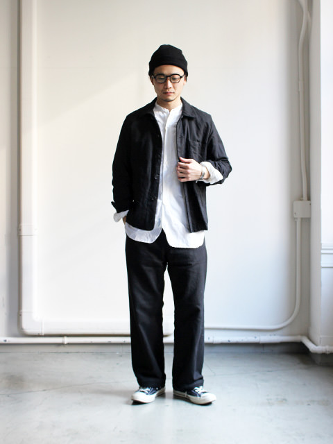 YAECA WRITE Washed Work Pants