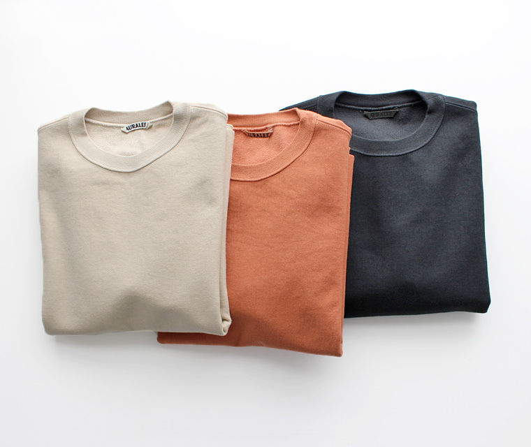 AURALEE(オーラリー) SUPER MILLED SWEAT CUT-OFF P/O | STRATO BLOG