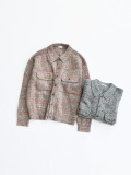 crepuscule (クレプスキュール) Rib Pattern Knit Jacket